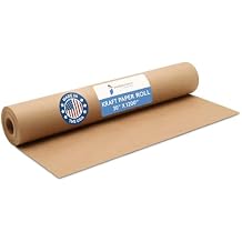 Woodpeckers Brown Kraft Paper Roll 30 inch Wide, 1200 inch Long, 1 Roll, Jumbo Roll for Eco Friendly Christmas Gift Wrapping Paper and Packing Paper