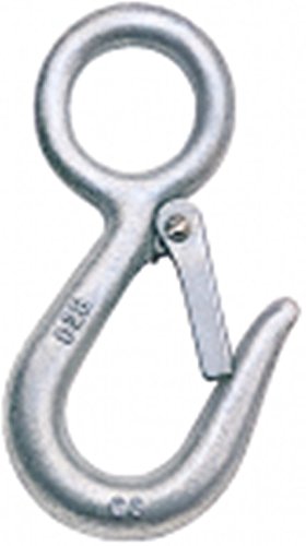 Crosby1023074 Snap Hook, Forged Carbon, Galvanized with Latch, 9/16", Working Load Limit: 1000 lb, 4.75" Length x 2.69" Width
