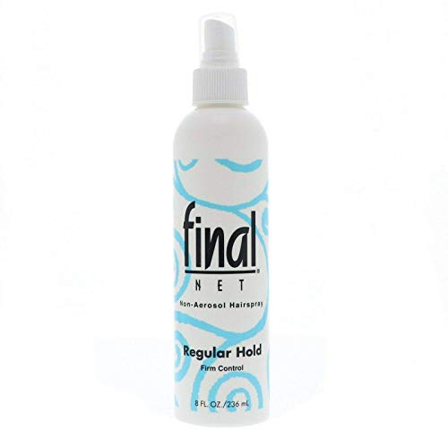 Final Net Non-Aerosol Regular Hold Hairspray, 8 oz (Pack of 3)