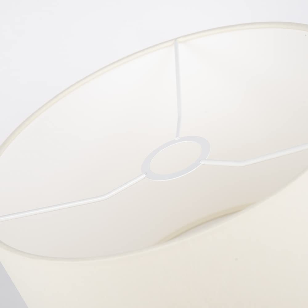 Uniqq Lampenschirm Stoff creme Ø 40 cm - 40 cm hoch, (UL141)