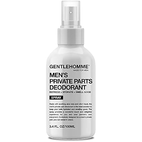 Men's Private Parts Deodorant Toner, Hydrating & Refreshing Balls Deodorant, Anti-Chaffing - All Skin Types Toner for Men, Male Care Hygiene Moisturizer With Aloe Vera & Witch Hazel - 4 fl oz Cover