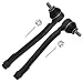Detroit Axle - Steering Outer Tie Rod Ends for 07-12 Hyundai Elantra - [10-13 Kia Forte] - 10-16 Forte Koup