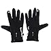 Unisex Winter Skiing Bike Motorcycle Touch Screen Gloves, Windproof - Thermal Warm Full Finger Racing Cycling Skiing Gloves for Men Women, Outdoor Sports Mittens with Rainproof - Black, Black M
