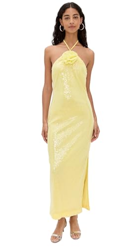 endless rose Women's Rose Haltered Sequins Maxi Dress