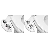 LUXE Bidet NEO 320 - Self Cleaning Dual Nozzle - Hot and Cold Water Non-Electric Bidet Toilet Attachment& NEO 120 - Self Cleaning Nozzle - Fresh Water Non-Electric Bidet Toilet Attachment