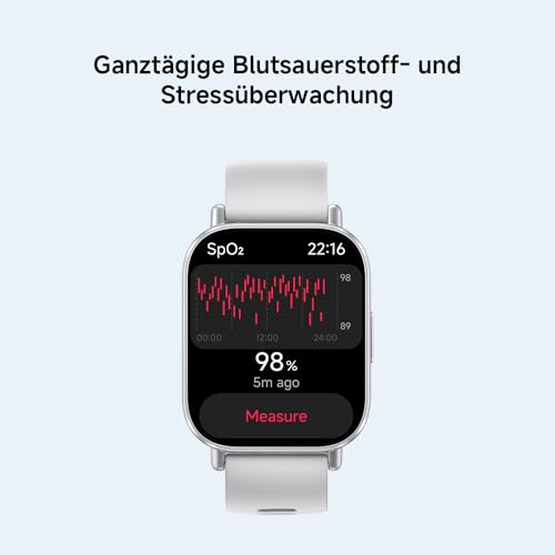 Xiaomi Redmi Watch 5 Active Smartwatch, 2.0 LCD Display, 18 Tage Akku, 140+ Sportmodi, Herzfrequenz- und SPO₂-Tracking, 5ATM Wasserdicht, Bluetooth-Anrufe, Fitness-Tracker, Schlaf&uuml;berwachung
