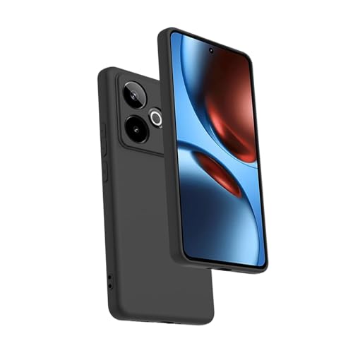 Image of Skyro Sleeky Back Cover Case for Realme GT 7 5G / GT 7T 5G | Slim Fit| Matte Finish | Camera Protection Bump | Silicon Back Cover Case for Realme GT 7 5G / GT 7T 5G / GT 7 Dream Edition (Black)