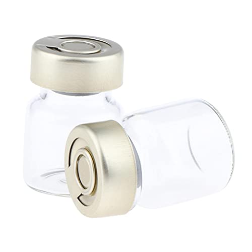 UJEAVETTE® 20Pcs Empty Sterile Glass Sealed Serum Vials Bottles Liquid Containers 3ml - Image 6