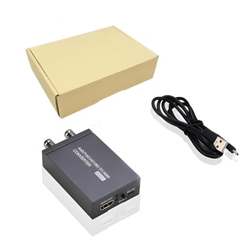 Image of TVI /CVI /AHD /CVBS to HDMI Converter ; Full HD 4K 720P / 1080P / 3MP / 4MP / 5MP / 8MP BNC to HDMI Video Converter Adapter for Monitor HDTV DVR