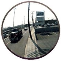 26" Plexiglas Convex Mirror Outdoor with Galvanized Steel Backing