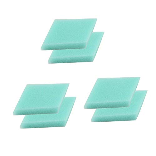 HQParts Pack of 6 Air Filters for 530057781 Poulan Weed Eater FL20 FL20C FL23 FL25 FL26 FL26C FX26 FX26S FX265 FX26SC MX550 MX557 P1500 P2500 P3500 P4500 P4500F XT260 XT700 TE475 TE475Y SST25C