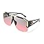 Black Frame Grey Pink Lens