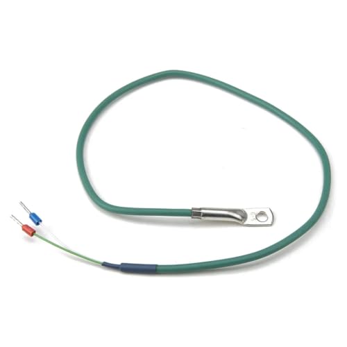 Cable de gel de sílice de 0.5m con termopar tipo K y cabezal de anillo para sensor térmico 2