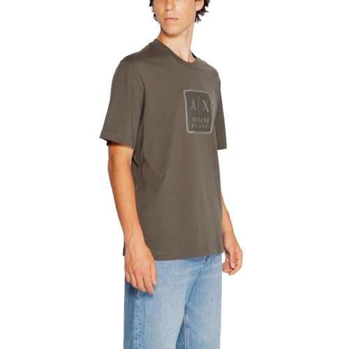 Armani Exchange Men's Square A|x Logo Regular Fit Heavy Jersey Tee4