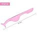 Honoson 42 Pieces False Eyelashes Applicator Tool Plastic Eyelash Extension Tweezers Fish Tail Clip Eyelash Auxiliary Remover Clip for Women Girls Lash Application and Removal Makeup Tools, 6 Colors