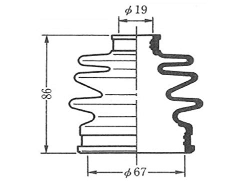 セイケン(Seiken) ドライブシャフトブーツキット SB99 600-00099