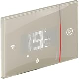 BTICINO SXM8002 Termostato Wifi Smarther2 with Netatmo, Termostato Caldaia da Incasso, Controllo anche da Remoto con App, Alexa, Google Assistant, Apple HomeKit, Programmabile, Risparmio Energetico