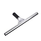 goma limpiacristales amazon APLICACIÓN ANCHA - La escobilla de limpieza de ventanas Ideal para el espejo del baño, el vidrio del automóvil, el vidrio del baño, los azulejos y la bañera.