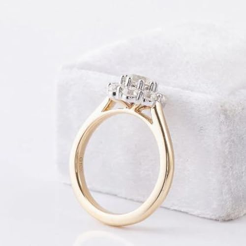 Bague moissanite argent 925 : éclat durable sans ternissement - 3