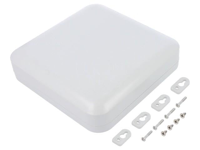 Boîtier 1557H2GY Hammond 200x200x45mm, l'excellence du polycarbonate