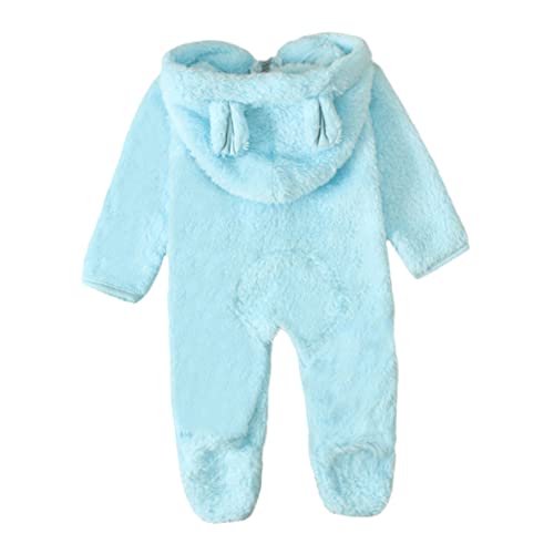TENDYCOCO Children's Clothing Kids Jumpsuit Newborn Hooded Coat Newborn Jumpsuit Newborn Romper Newborn Jacket Kids Clothes Cute Jumpsuit Bodysuit Romper Warm Coat Rompers Winter Cotton Baby