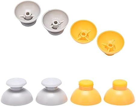 2pcs Analog Joystick Thumb Stick Silicone Cap Thumbstick Replacement for Gamecube NGC Controller