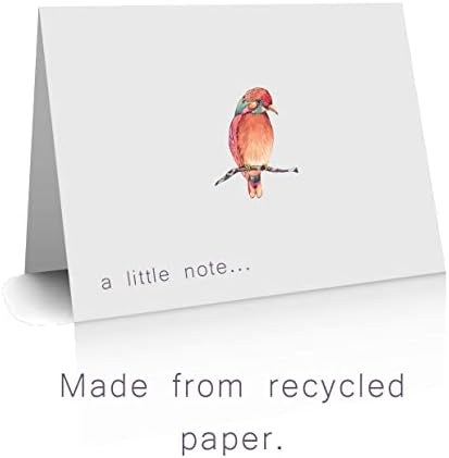 12 x Simple Premium Note Cards Made from Recycled Paper