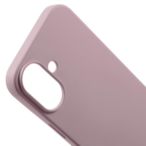 Image of ArmourPro Silicone Back Case for iPhone 16 Soft-Touch Case | Pinkish Grey