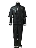 Xiao Wu Ken Kaneki Post-Aogiri Anime Black Battle Suit Cosplay Costume (Male S)