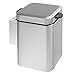Produktbild bremermann Wand-Kosmetikeimer, 3 Liter Fassungsvermögen, eckig, Softclose (Edelstahl)