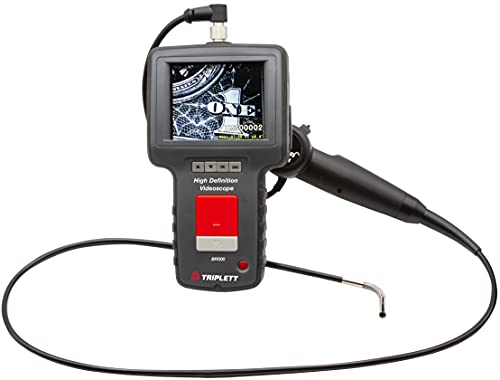 Image of Triplett BR500 High Definition Articulating Videoscope with Waterproof 6mm Camera and 3.5 inch Color TFT LCD Display