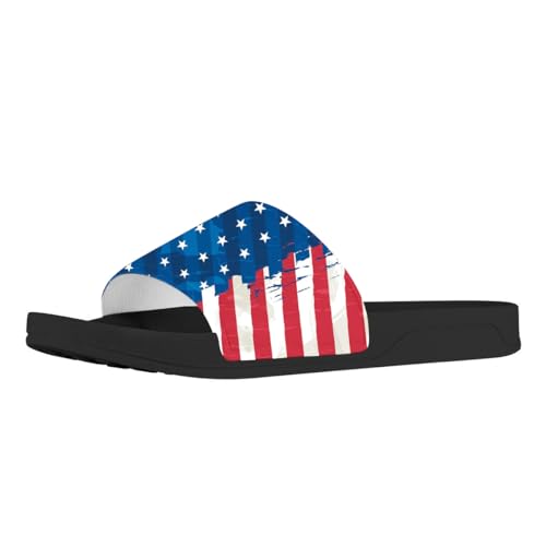 Forchrinse Jamaican Flag Mens Womens Slide Sandals Indoor Outdoor Sandals Slippers Lightweight Soft Shower Slippers