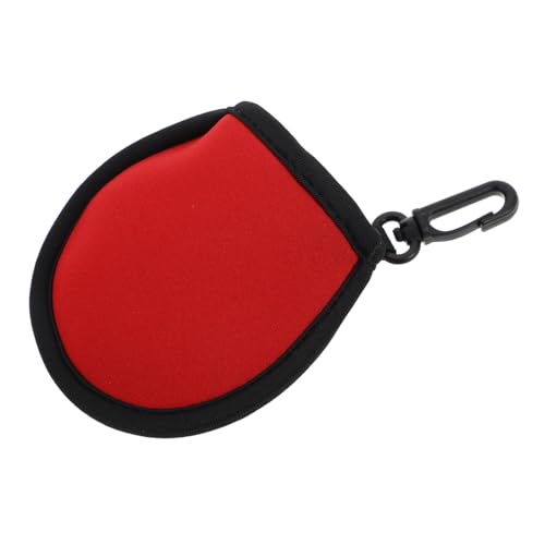 KOMBIUDA Golf Ball Protective Cover Neoprene Practice Bag Cleaning Pouch Hook for Men