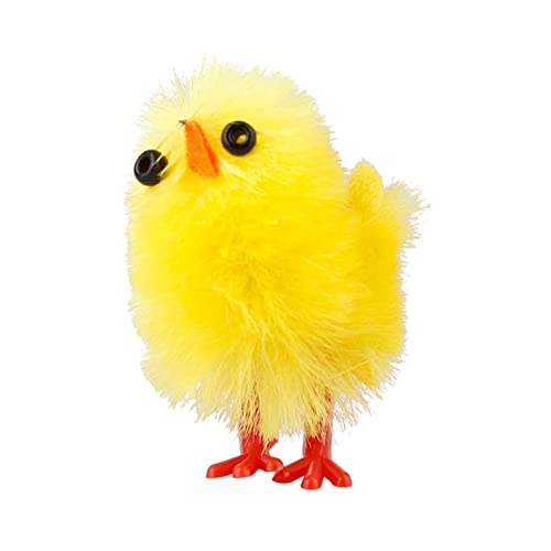 Pack of 60 Yellow Mini Easter Chicks Cute Fluffy Chenille Chicks Easter Basket Stuffers Cake Toppers Party Supplies