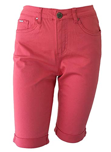 FDJ French Dressing Jeans Women s Olivia Bermuda Shorts, Sangria (12)