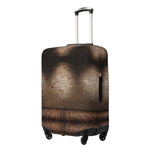 Lights Hit The Brick Wall Print Luggage Suitcase Cover Protector Luggage Washable Covers With Concealed Zipper2