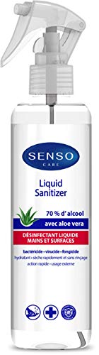 Higienizante De Manos Profesional en Spray Bactericidal Viricidal y Fungicidal Limpiador Hidroalcohólico con Aloe Vera Desinfección Manos y Superficies sin Enjuagar de Accón Rápida e Hidratante 300ml
