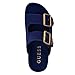 Guess Women's Fasten Sandal, Medium Blue Suede 420, 10