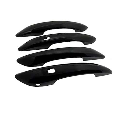 Accessoire poignée de porte carbone Hyundai Sonata 8 noir brillant chrome garniture cache