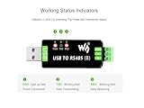 Industrial USB to RS485 Converter Adapter with Original CH343G and SP485EEN, Built-in Lightningproof Tube, Resettable Fuse, ESD and TVS Protection Circuits, up to 1.2km RS485 Transmission Distance - Image 6