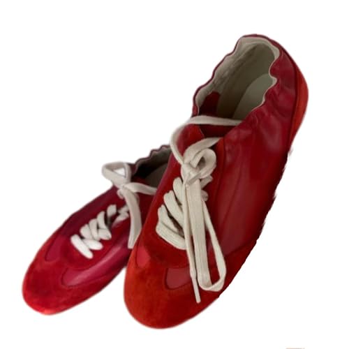 Baskets décontractées pour femme SYJYM en cuir à lacets