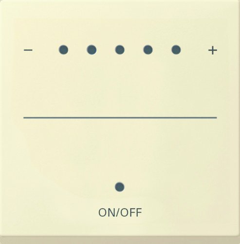 Preisvergleich Produktbild Gira 226001 System 2000 Aufsatz Touchdimmer System 55, cremeweiß