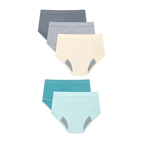Image of Hanes Boys' Potty Training Underwear, Light Leaks Toddler Cotton Briefs and Boxer Briefs, Multi-pack
