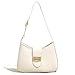 Sanxiner Classic Shoulder Bag,Retro Small Purse,Tote Bag for Women with Zipper Closure (1-Off White)