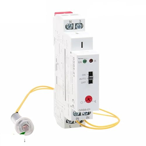 Sensor de luz automático y relé temporizador fotoeléctrico GRB8 con encendido dinámico