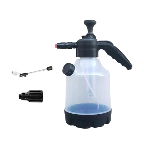 Fenteer ハンドフォームスプレー ウォータースプレー 3L 計量カップ付き ボトル ハンドヘルドフォーマー カーディテーリング RV 家庭用 オートバイ用, 半透明の白