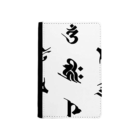 Porte-passeport bouddhisme sanskrit une idée cadeau originale pour les vacances