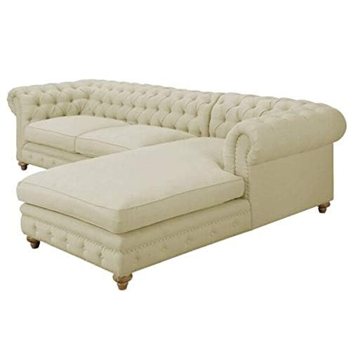 Image of Modern Velvet L Shape sectional Sofa with Chaise Lounge L Shape Sofa for Living Room Bedroom Hall Office