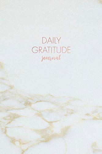 Daily Gratitude Journal: Gold Marble