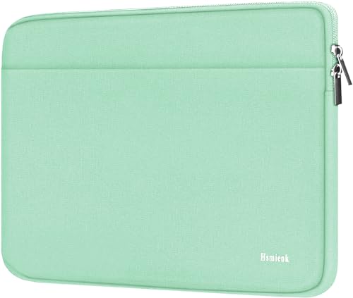 Image of Laptop Sleeve Case 15.6 inch, Shockproof Protective Notebook Cover with Accessory Pocket, Carrying Laptop Bag for HP, ASUS, Dell, Lenovo, Acer, Light Blue